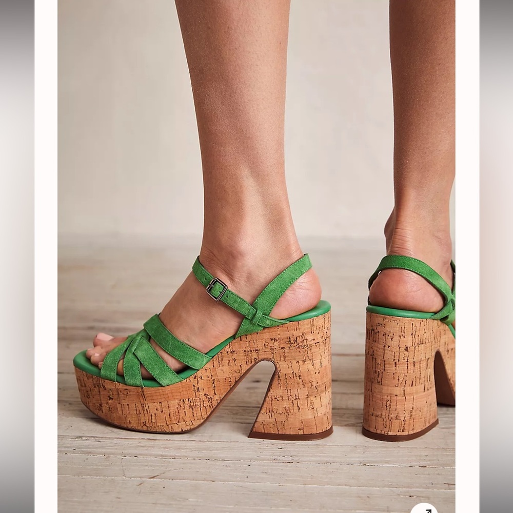 Free People Lisbon MJ Platform Sandals Sunstar